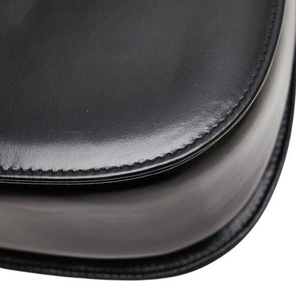 Gucci Bamboo Shoulder Bag Black Brown Leather - Picture 5 of 8